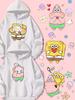 New Different Couple Outfits Cartoon Sponge Baby Couple Outfits Autumn Outfits Loose Hoodies for Men and Women 2025