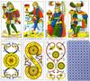 78 Tarot Cards Marseille Edition Tarot Fortune Telling Tarot Blue Edition Marseille Japanese Instruction Manual Included [Marseille Tarot] [Genuine]