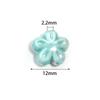 10pcs Colorful Cherry Blossoms Ceramic Beads Mini Flower Loose Spacer Beads For Jewelry Making DIY Bracelet Necklace Accessories
