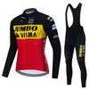 Autumn and Winter Men's and Women's Long-sleeved Velvet Thermal Mountain Bike Riding Clothes Road Bicycle Sportswear Cover