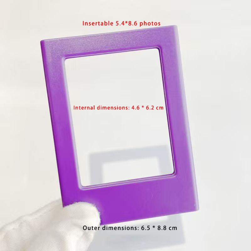 3 Inch Magnetic Photo Frames Colorful Mini Picture Frames Magnet Refrigerator Fridge Sticker for Home Decor DIY Wall Decor