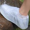 1 Pair Waterproof Rain Shoe Cover Non-Slip Reusable Slip-On Overshoes Men Women Travel Outdoor Rain-proof Boot Shoes Protector