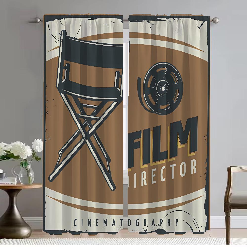 

Оттенки Кино Современные Шторы для Гостиной 2 Штуки Перегородка Занавеска для Окна Домашние Интерьерные Шторы для Камеры Тюль для Спальни W50xH70cmx2pcs-CL