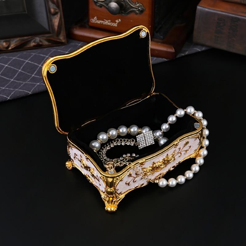 1/2pcs European jewelry storage box rose jewelry box multifunctional storage box wedding gift