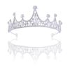 Small Crown Tiara for Bride Korean Style Exquisite and Simple Baroque Wedding Dress Hair Ornaments for Women with Crown