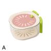 2-in-1 Drain New Multifunctional Fruit And Vegetable Filter With Washing With Washing Lid Drainer Fruit Container Screen, B U3F3