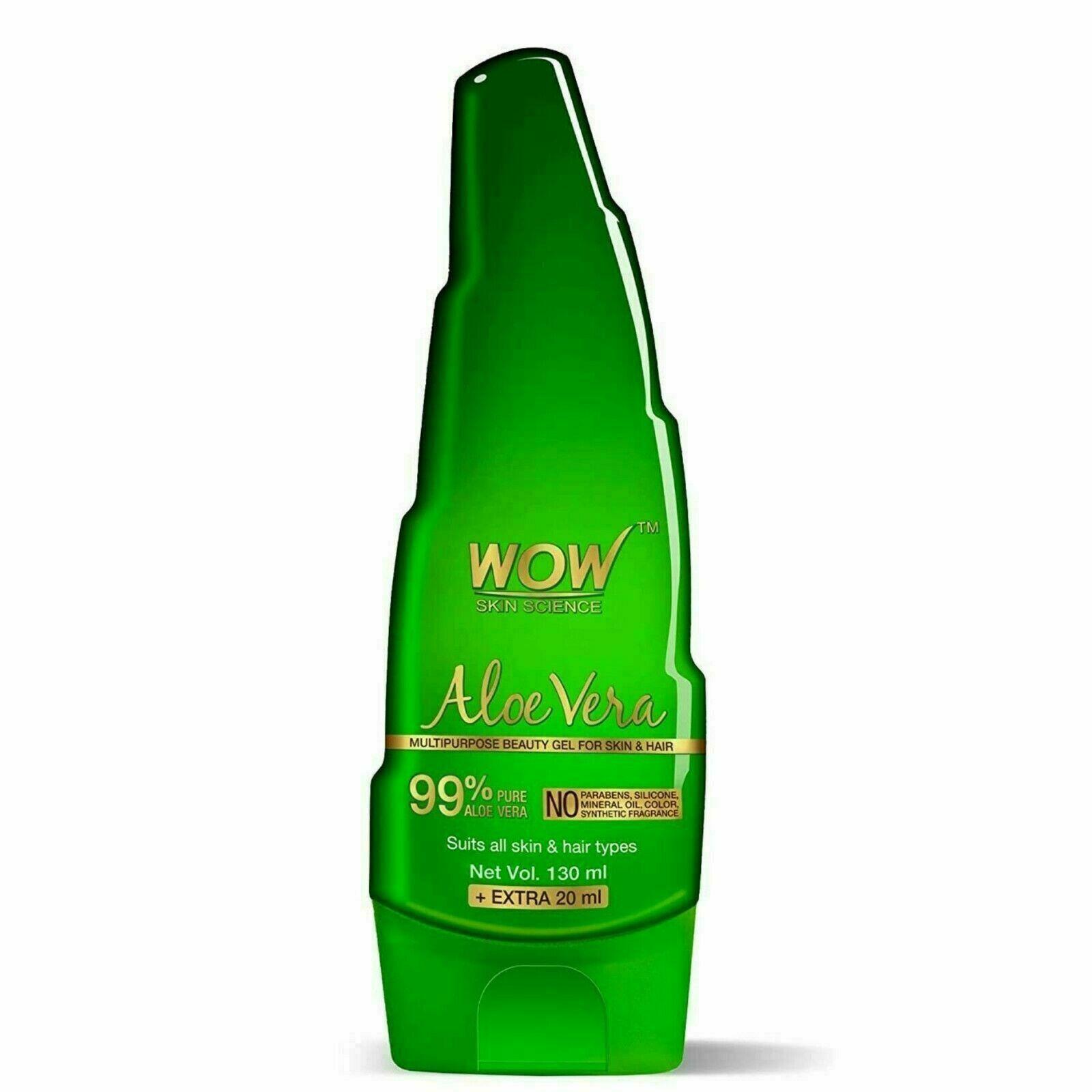 

WOW Multipurpose Aloe Vera Gel For Skin and Hair 150ml 279