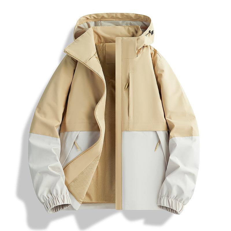 Frühling und Herbst Neuer Trend Sportliche Freizeitjacke Herren und Damen Winddicht Wasserdicht Vielseitig Dünn
