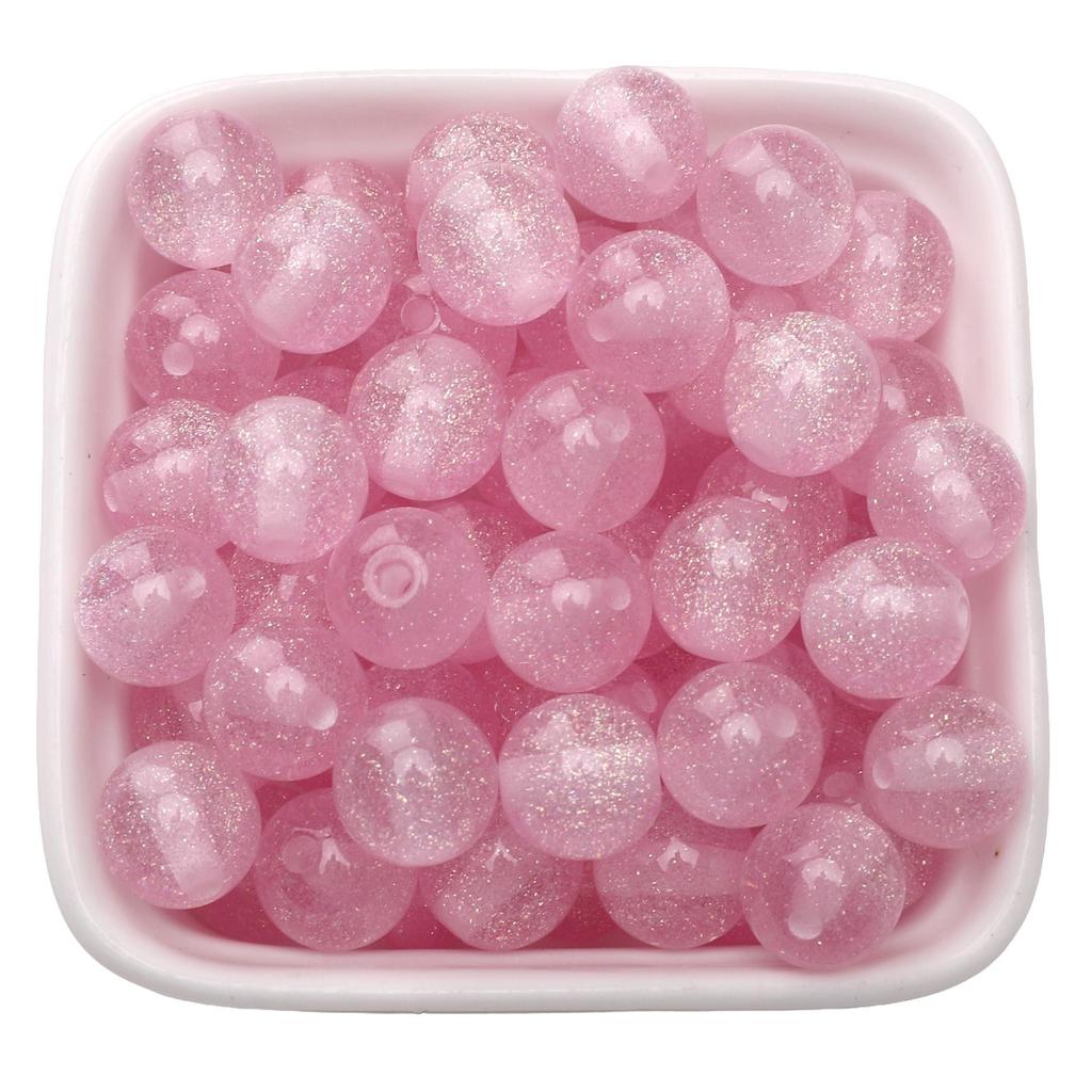 Resin Sparkling Beads for DIY Necklace Bracelet Earring Craft 10 Pcs