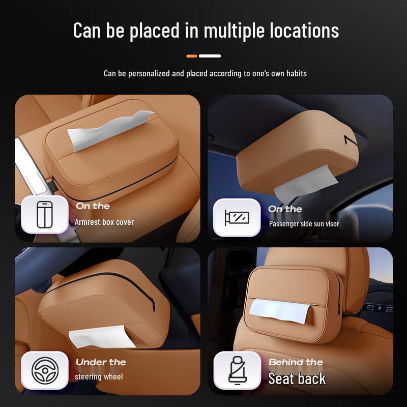 Geely Galaxy Starship 7 Car Tissue Box 2025: Pull-Out Hanging Seat Bag