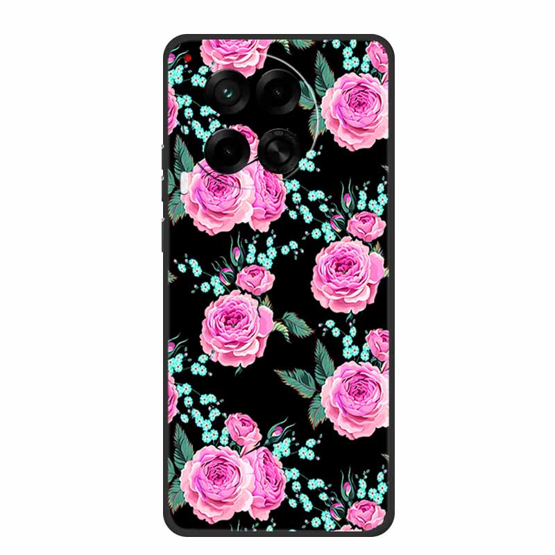 Black Silicone Case For Tecno Camon 30 Premier Pro Case Cartoon Cat Soft Back Cover Case For Tecno Camon 30 S 30S Pro Phone Case