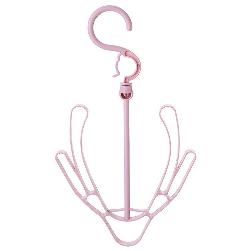 360 Degree Rotating Shoe Drying Rack Folding Hanger Hook