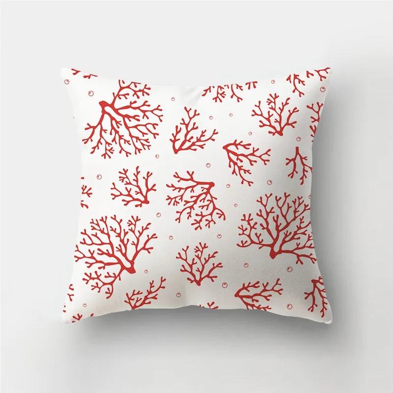 Home Decor Colorful Geometric & Floral Print Pillow Covers Pattern Cushion Cover Suitable for Sofa Bedroom Car Pillow Cover