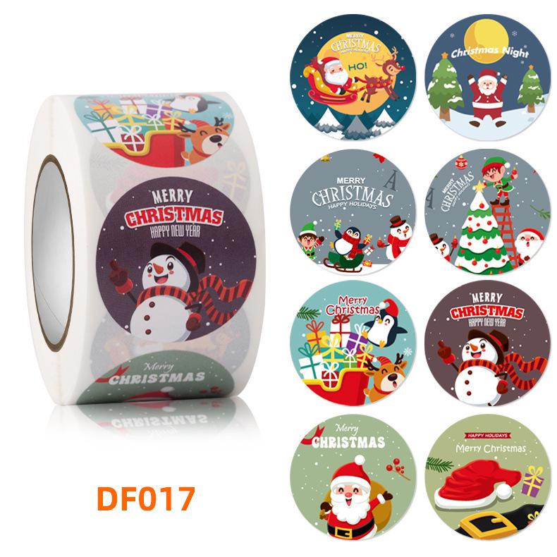 Santa Claus Christmas Sealing Stickers - Gift Wrap & Box Decoration