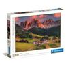 Puzzle 1000 pièces - clementoni - dolomites magiques - paysage et nature - adulte - intérieur