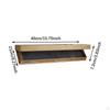 Floating Shelf Wall Mount Drawer Rustic Easy Installation Decorative Home Decor Storage Rack for
