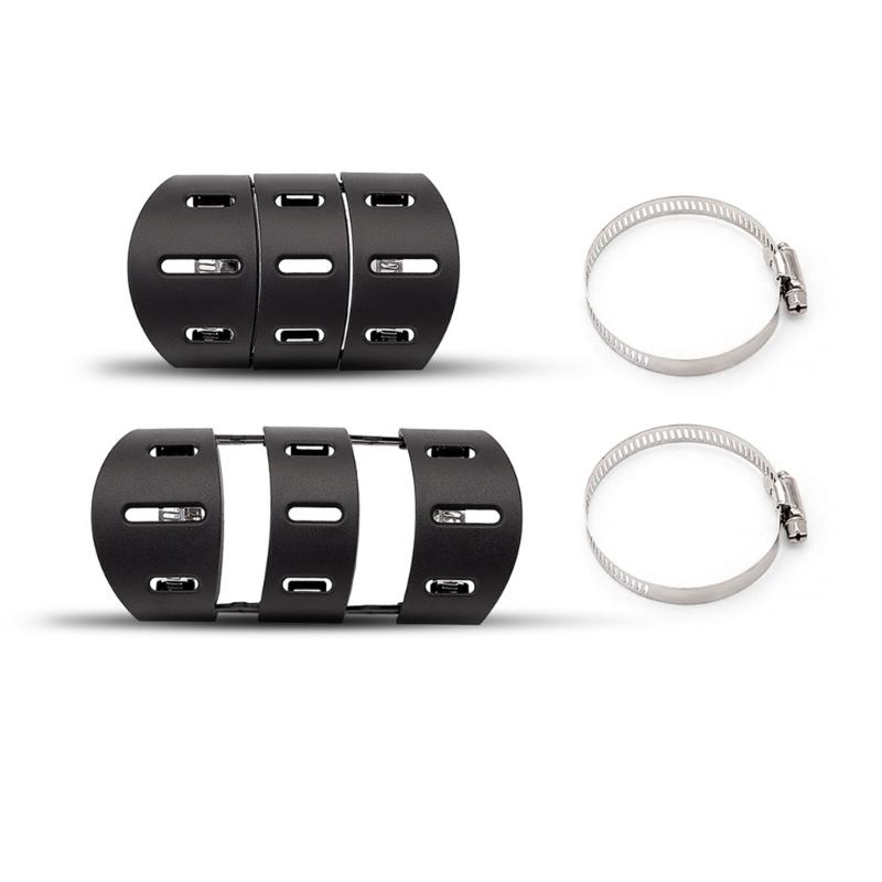 Universal Motorcycle Exhaust Heat Anti Protection Guard For Pipes Easy Installation
