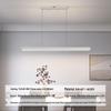 Nordic Minimalist Long Strip Pendant Light for Modern Dining Room or Bar
