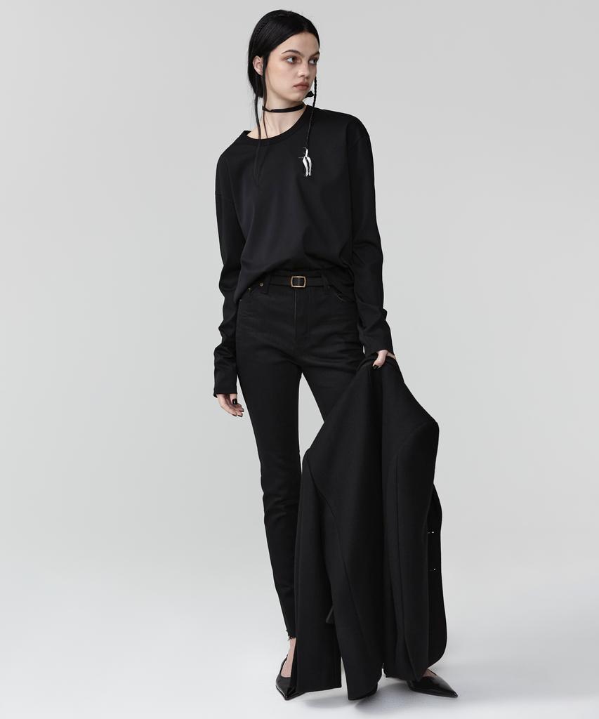 EAN JO Premium Cotton Loose Fit Long Sleeve (Black)