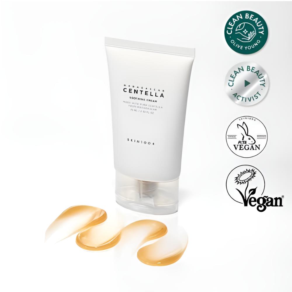 SKIN1004 Madagascar Centella Soothing Cream 75mL– Hydrating & Calming Moisturizer,Redness Relief & pH Balancing Daily Cream