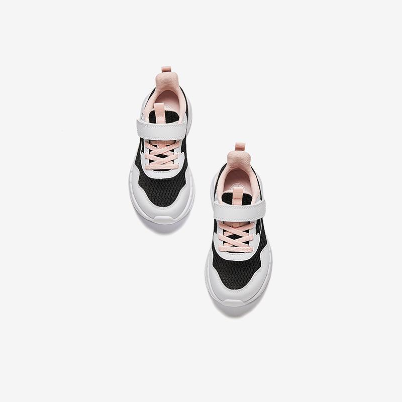Anta Kids Vital Fashion Versatile Lightweight Shock Absorbing Breathable Low Top Running Shoes Kids Running Shoes Black White Baby-Pink A22439967-7