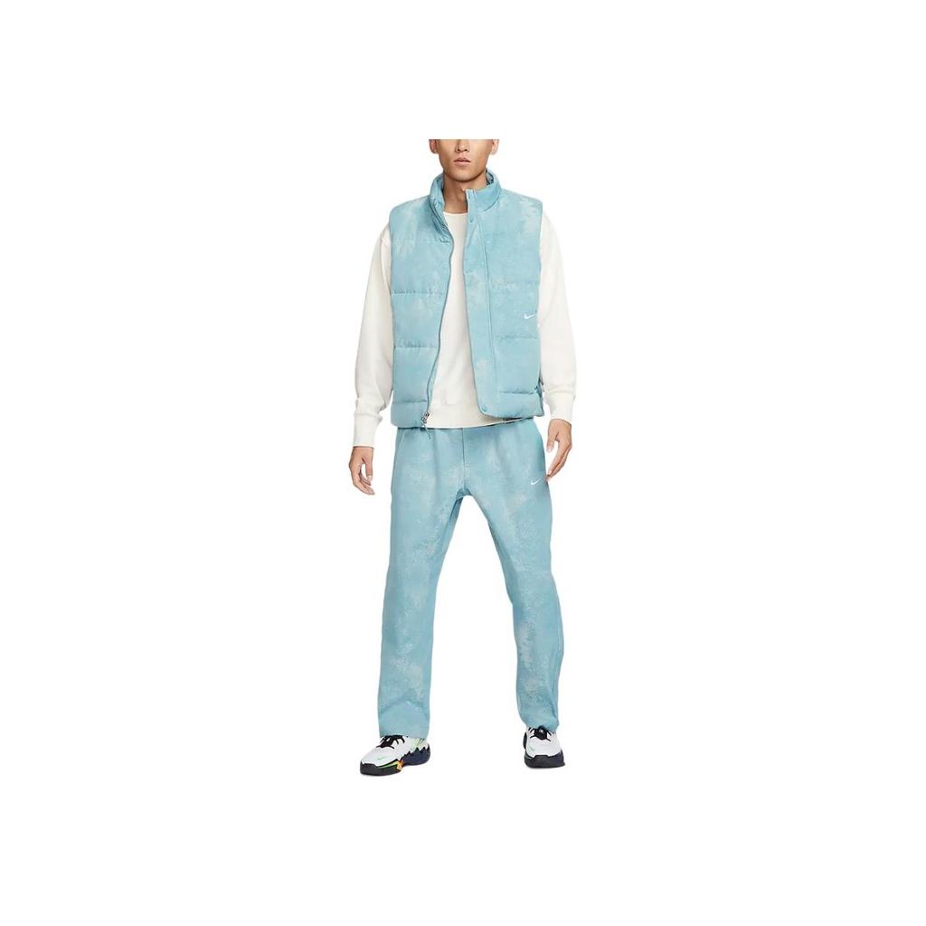 Nike Outdoor Mid-Rise Straight Leg Zipper Casual Pants Men Pants Denim-Blue Green FZ0649-464