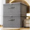 Lockable Cationic Lid Storage Box: Large Capacity for Clothes, Toys, and Wardrobe Organization
