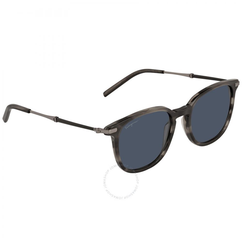 Salvatore Ferragamo Blue Square Men S SunglaSSeS Sf1015S 003 52