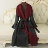 Women's Alpaca Wool Blend Long Double-faced Coat