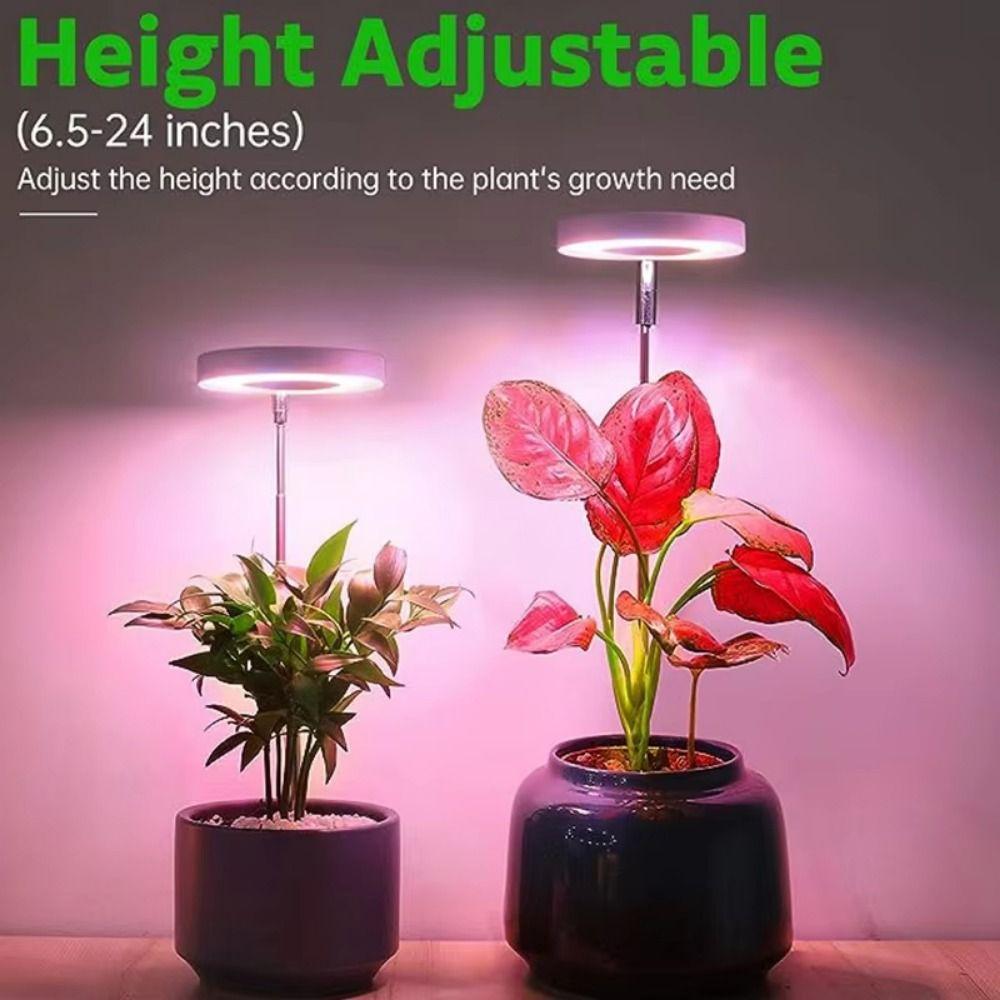 Ring Lamp LED Plant Light Retractable Growing Phytolamp Plant Growth Fill Lighting Hydroponic