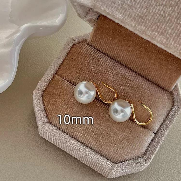 Trendy Retro French Cotton Pearl Earrings - Autumn/Winter 2026