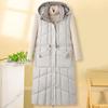 Fashion Warm Long Vest Woman Wear On Both Sides Sleeveless Parka Hooded Casual Thick Winter Women's Jackets