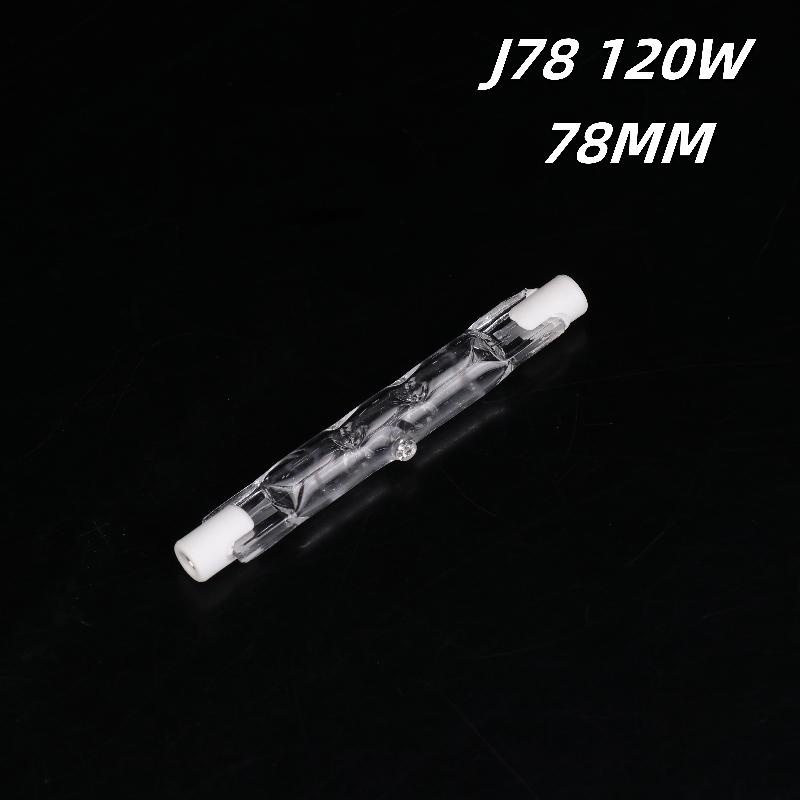 1 Piece J Type Halogen Light Bulb 360° Beam Angle R7S Halogen Linear Light Bulb For Ceiling Cabinet And Desk Construction Lights