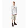 Thisisneverthat Monogramm L S T-Shirt Weiß