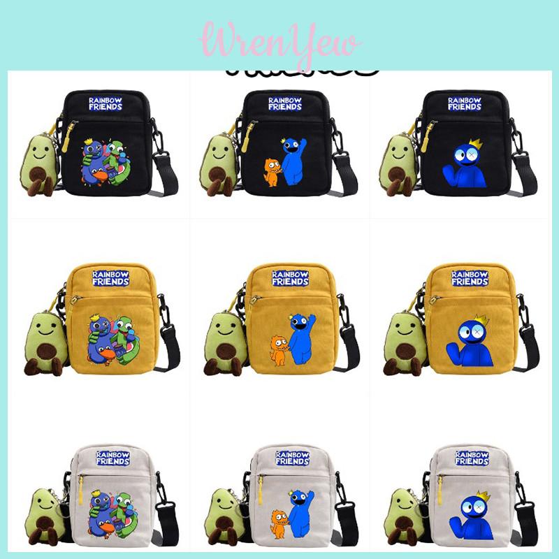 Cute Roblox Rainbow Friends Shoulder Bag For Kids Lightweight And Durable