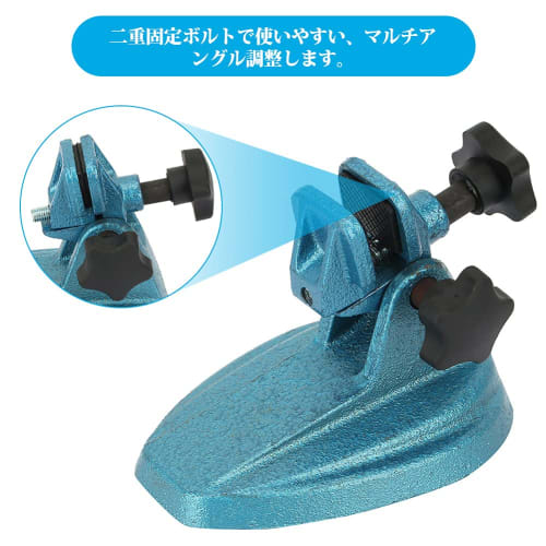Qiilu Micrometer Base, Micrometer Fixing Base, Micrometer Stand, Cast Iron Material, R-Shaped, Easy To Use, Stable, for Precision Measurement of Devic