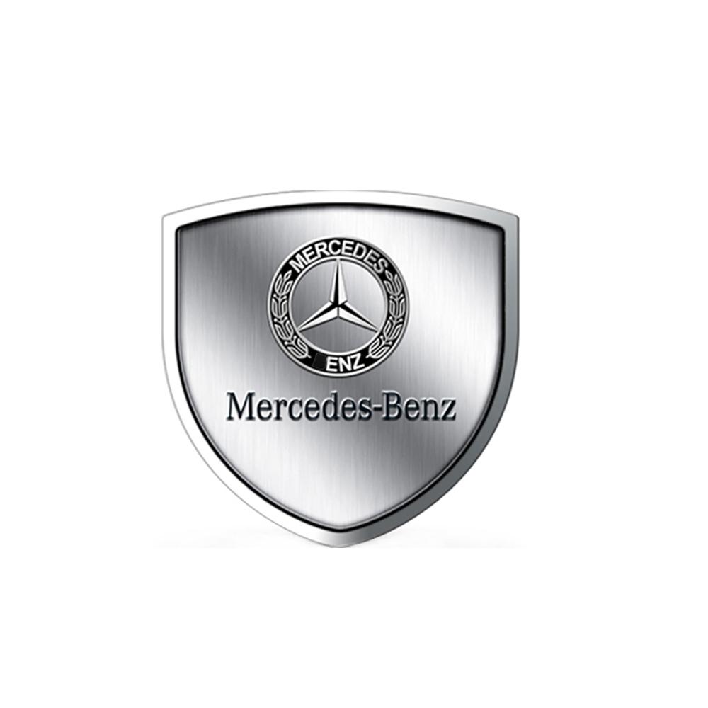 3D Metal Car Shield Styling Body Trunk Decoration Stickers Accessories For Mercedes Benz W204 W205 Amg W211 W212 W213 Smart Gla  FC1