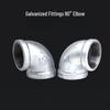 Lixian Galvanized Carbon Steel 90-Degree Elbow