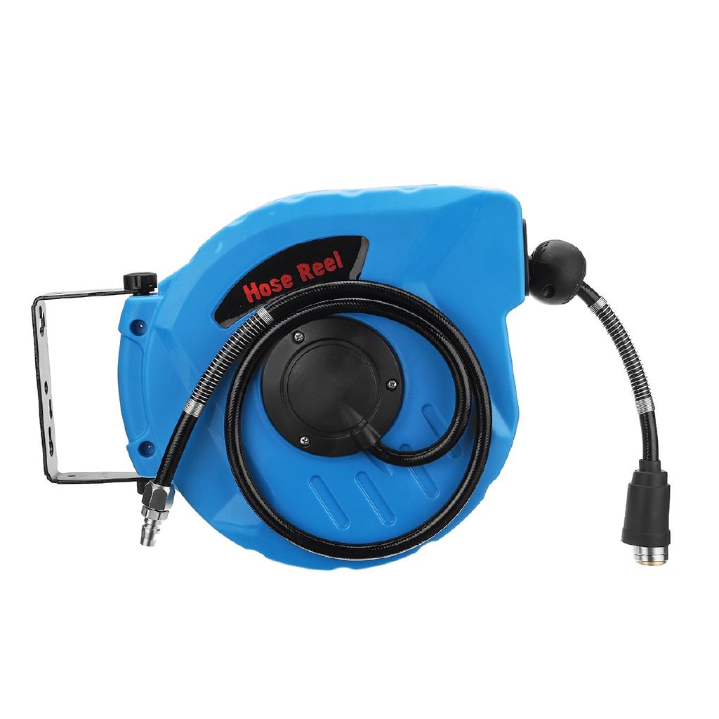 10M 1/4"  260PSI Hose Reel Wall Mount Retractable Auto Rewind Air Compressor 33*16*28.5CM