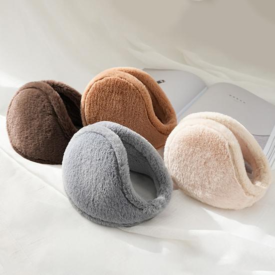 Winter Earmuffs Thickened Plush Windproof Coldproof Outdoor Ear Protection Earmuffs Outdoor Work Earmuffs