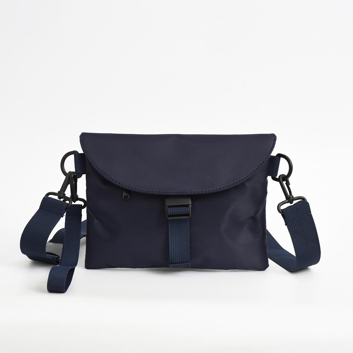 

Нагрудная сумка унисекс, простая сумка для хранения, легкий дорожный маленький рюкзак, сумка через плечо, модные повседневные сумки на одно плечо синий