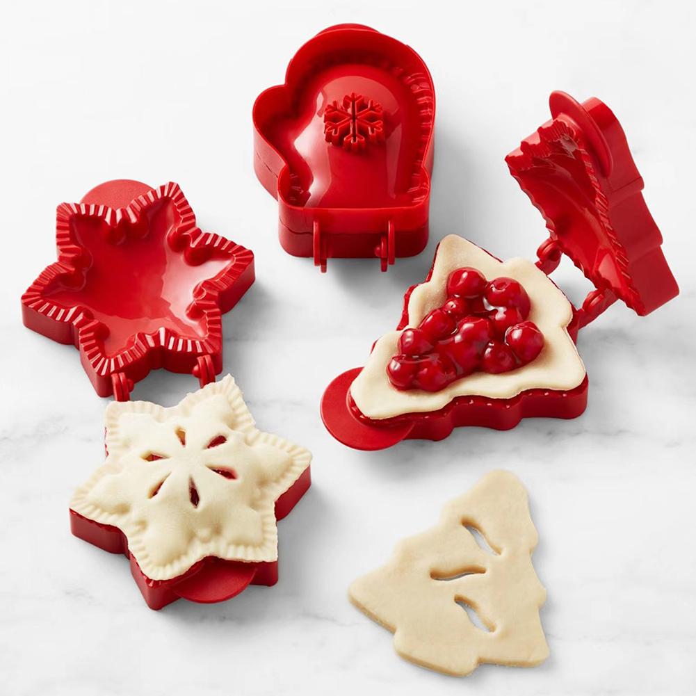 Christmas Hand Pie Molds Set Mini Dough Press Pie Mould Tools Christmas  Baking Apples Pie Making Molds For Kitchen Festivals