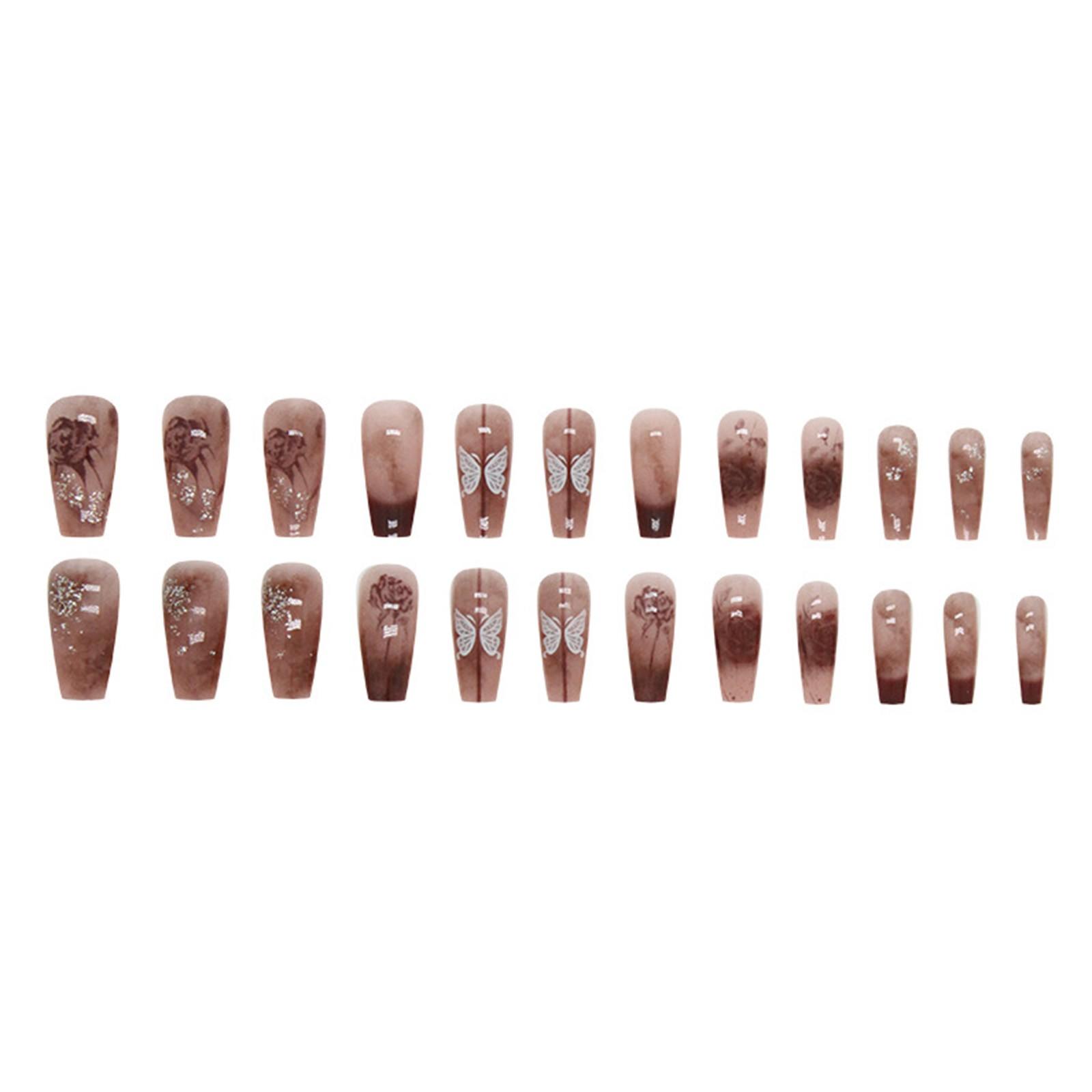 

Накладные ногти Длинные накладные ногти Квадратные ногти Полное покрытие на ногтях Ногти с постепенным изменением дизайна Очень длинные с 2 мл клея