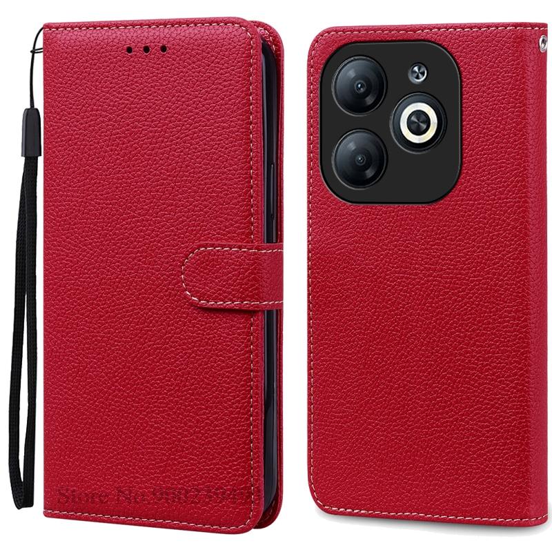 For Infinix Smart 8 / Smart 8 Pro Case Wallet Leather Flip Cover For Infinix Smart 8 Case 8 Plus X6525 X6525D X6525B Phone Cover