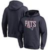 Mens Plus Size NFL Patriots Hooded Sweatshirt Loose Fit Casual Sports Top
