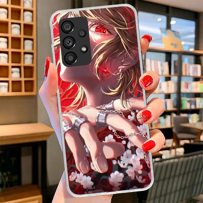 Huner X-Hunters Kurapika Phone Case For Samsung Galaxy A12 A22 A32 A52 A72 A02S Phone Case Note 20 Ultra 10 S10 Plus A51 A71 A50