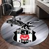 Personalized BJK Round Chair Office Rug - Perfect for Mat, Office Chair & More - Ideal Gift for Birthdays and Holidays