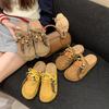 Retro Baotou Birkenstock Half Slippers Women's 2025 New Thick-soled Height Increase One Pedal Literary Mori Versatile Muller Shoes