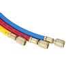 3pcs 1/4" SAE R12 R22 R502 Manifold Gauge Sets Three-color Charging Hoses
