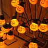 Halloween Pumpkin String Lights 200 LED Portable Battery USB Operated for Home Garden Party Decor Indoor Outdoor Decoration